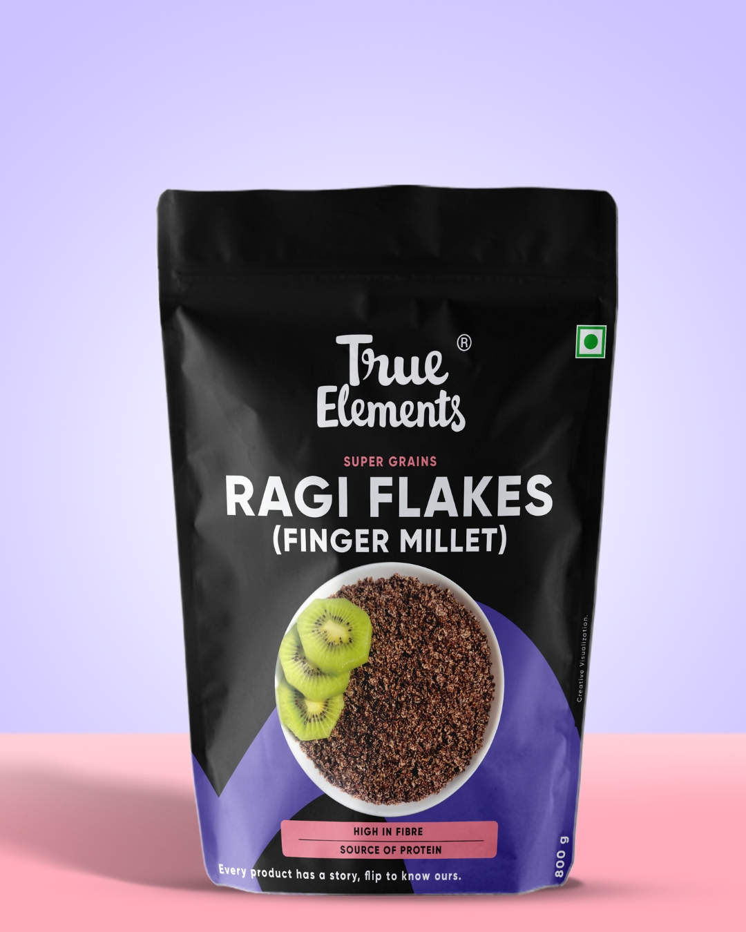True Elements Plain Ragi Flakes