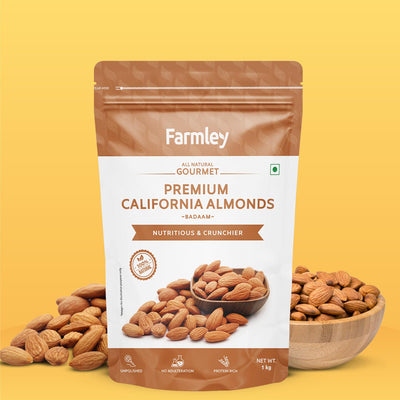Farmley Premium California Almonds (Badaam)