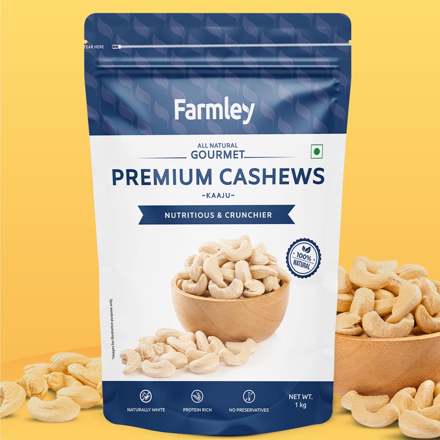 Farmley Premium Cashews (Kaju)