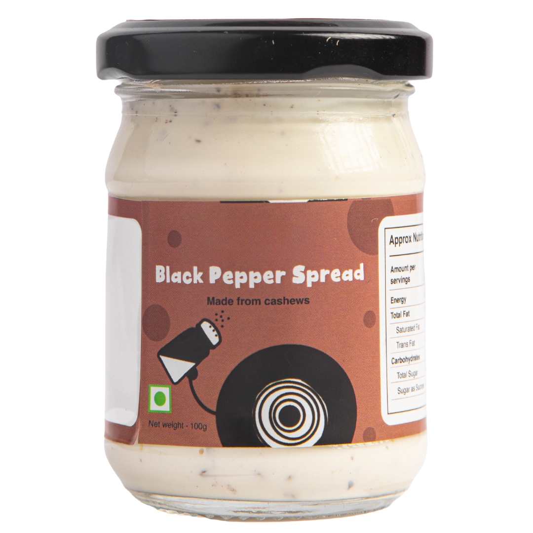 One Good Cashew Cheese Spread Black Pepper 