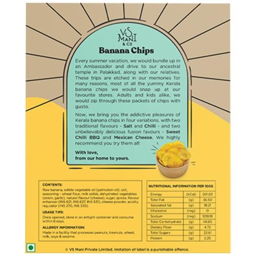 Vs Mani & Co Mexican Cheese Banana Chips 