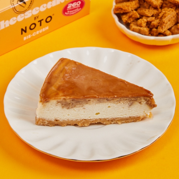 NOTO Biscoff Greek Yogurt Cheesecake