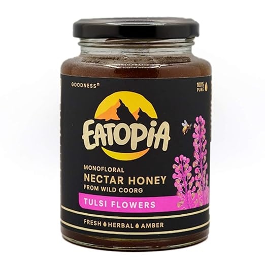 Eatopia Tulsi Flowers Honey