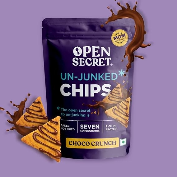 Open Secret Supergrain Chips- Choco Crunch