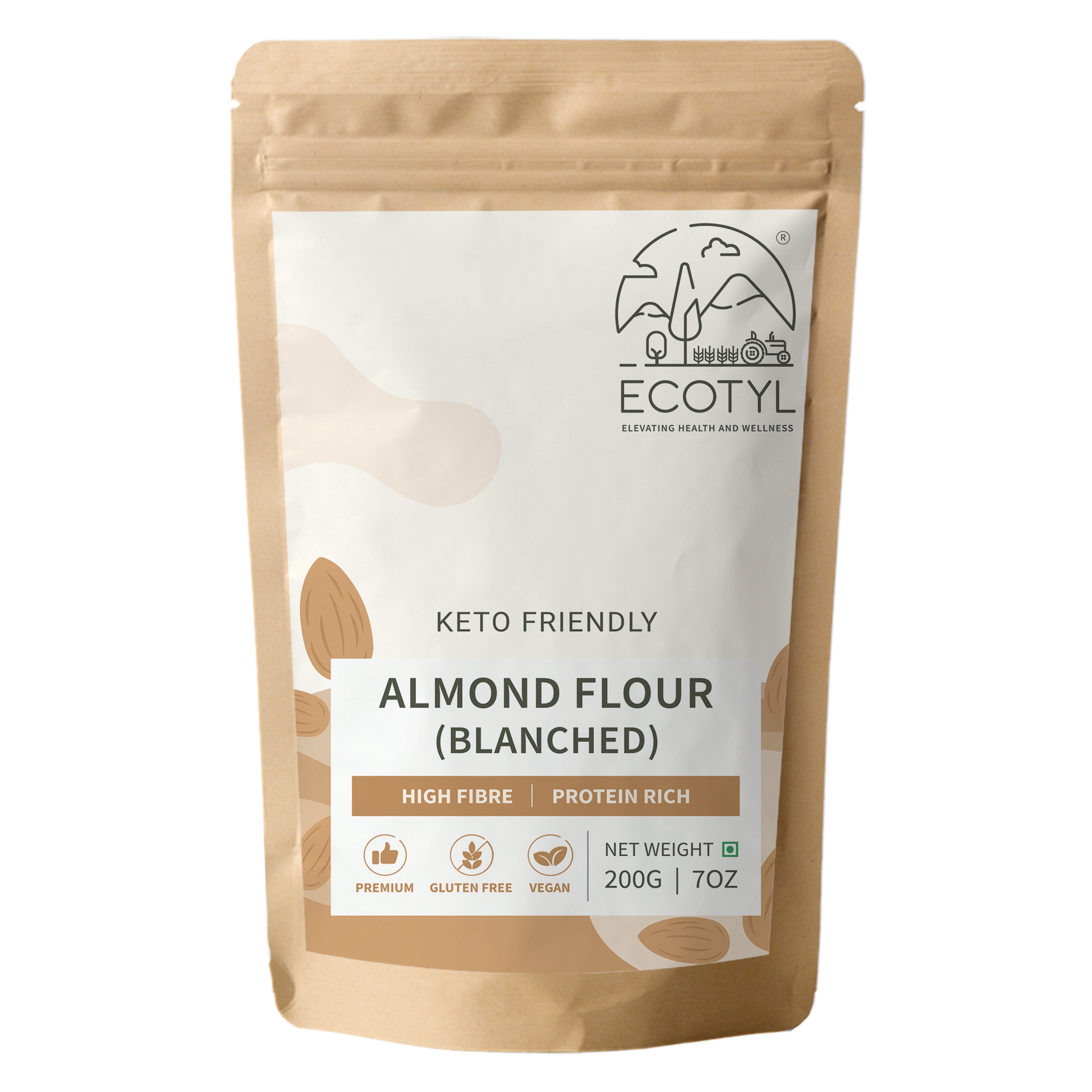 Ecotyl Natural Almond Flour (Blanched) 