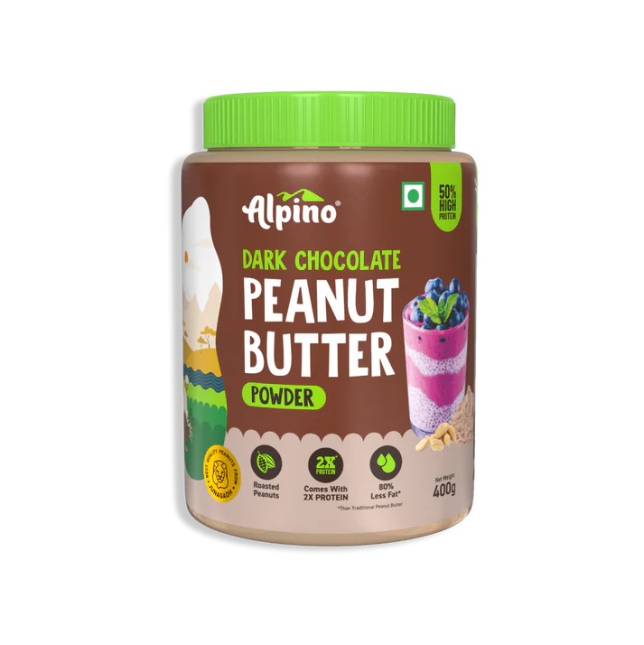 Alpino Peanut Butter Powder Dark Chocolate Image