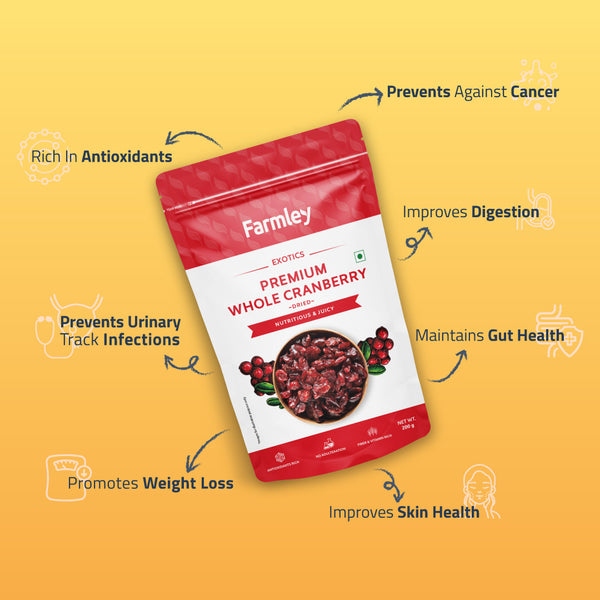 Farmley Premium Whole Cranberry (Dried)