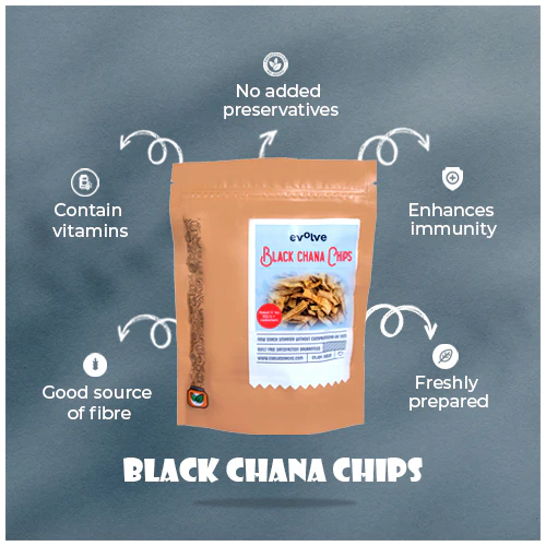 Evolve Black Chana Chips