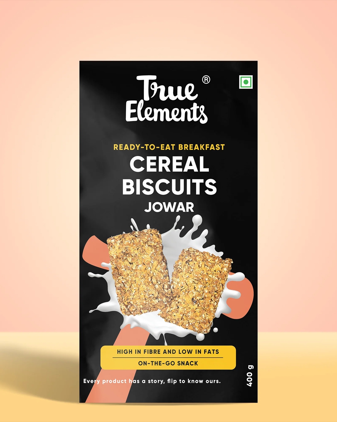 True Elements Cereal Biscuits - Made With Jowar