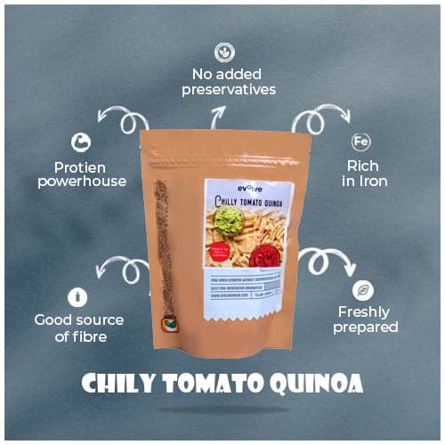 Evolve Chilly Tomato Quinoa Chips