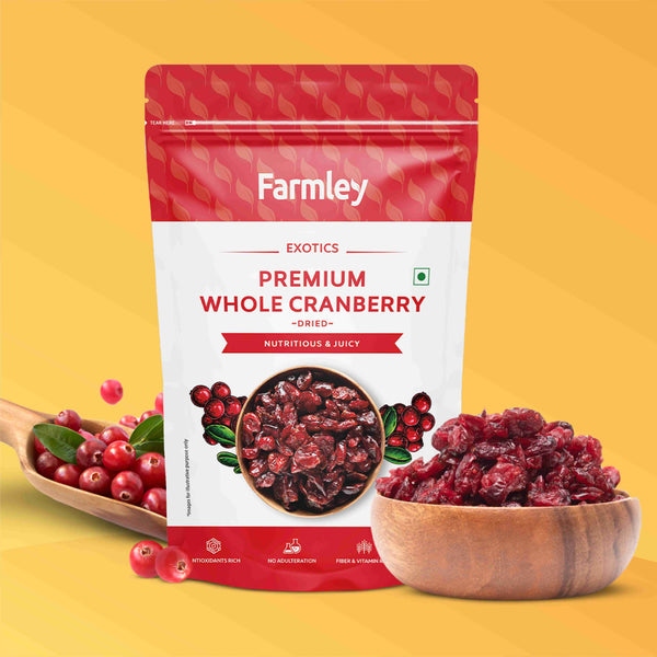 Farmley Premium Whole Cranberry (Dried)