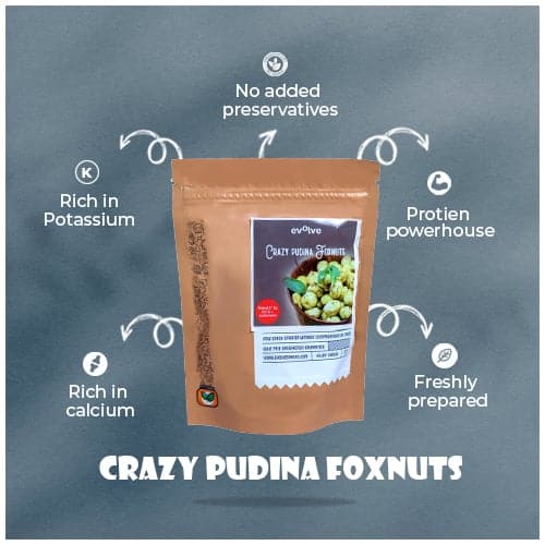 Evolve Crazy Pudina Fox Nuts