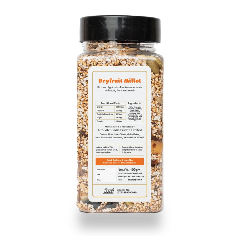 Joyspoon Dryfruit millet