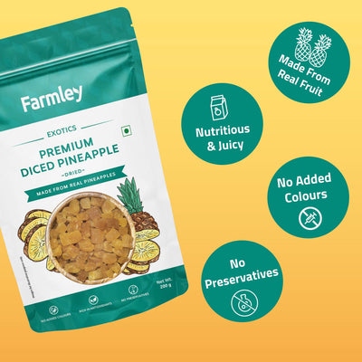 Farmley Premium Diced Pineapple