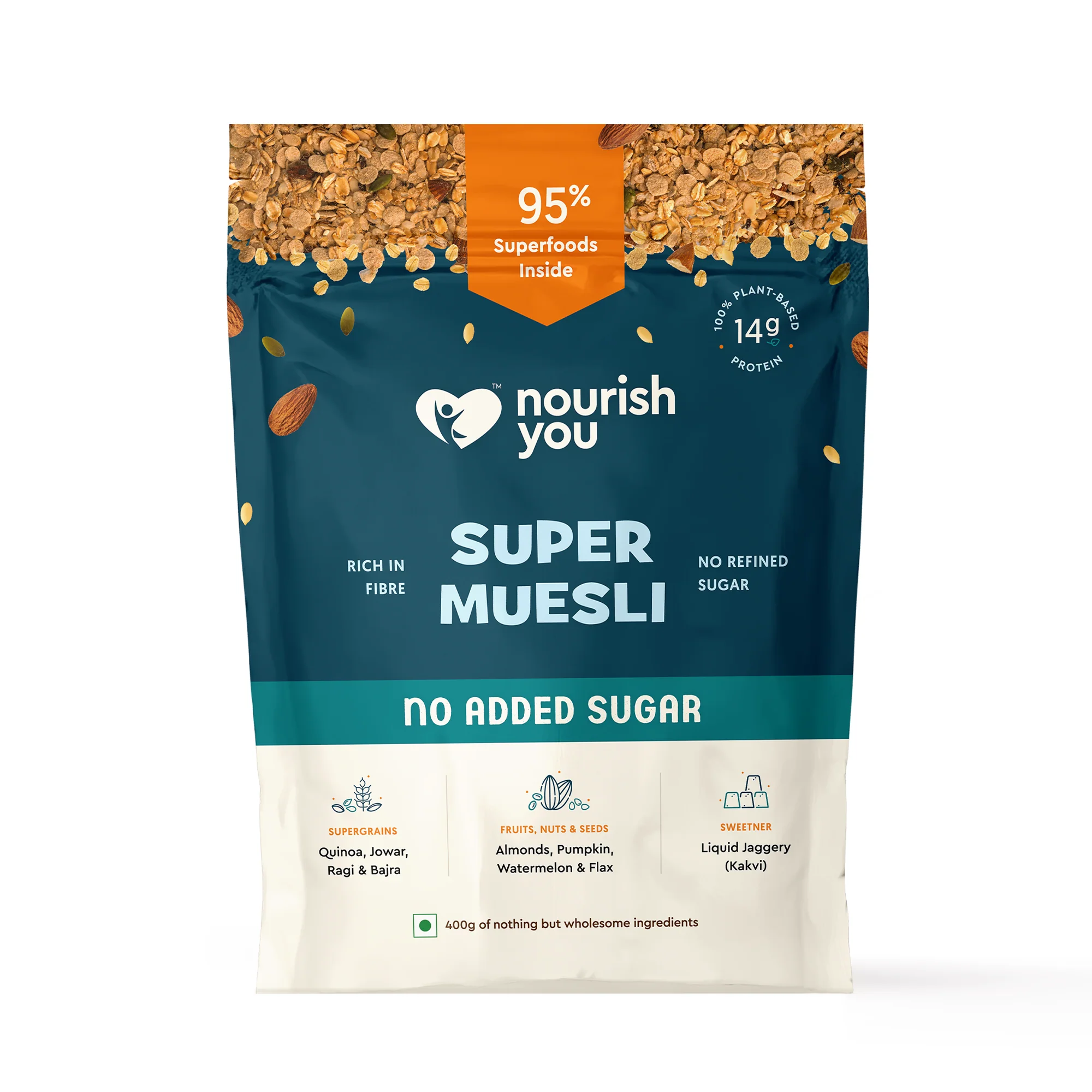 Nourish You Super museli - No added Sugar