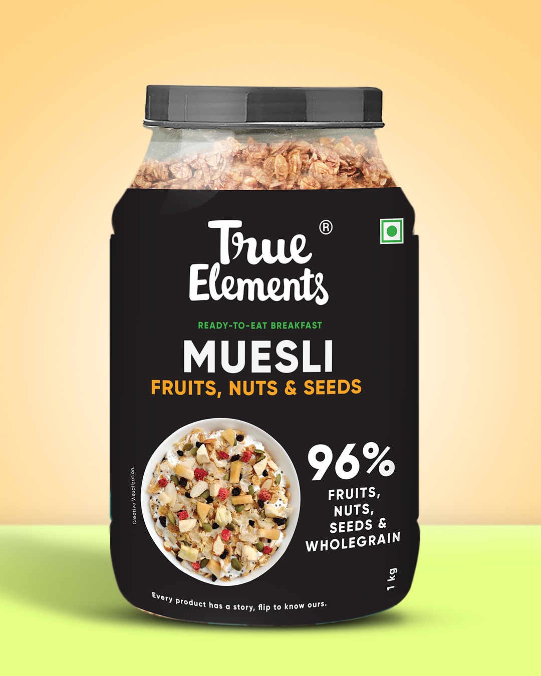 True Elements Muesli Fruit And Nut