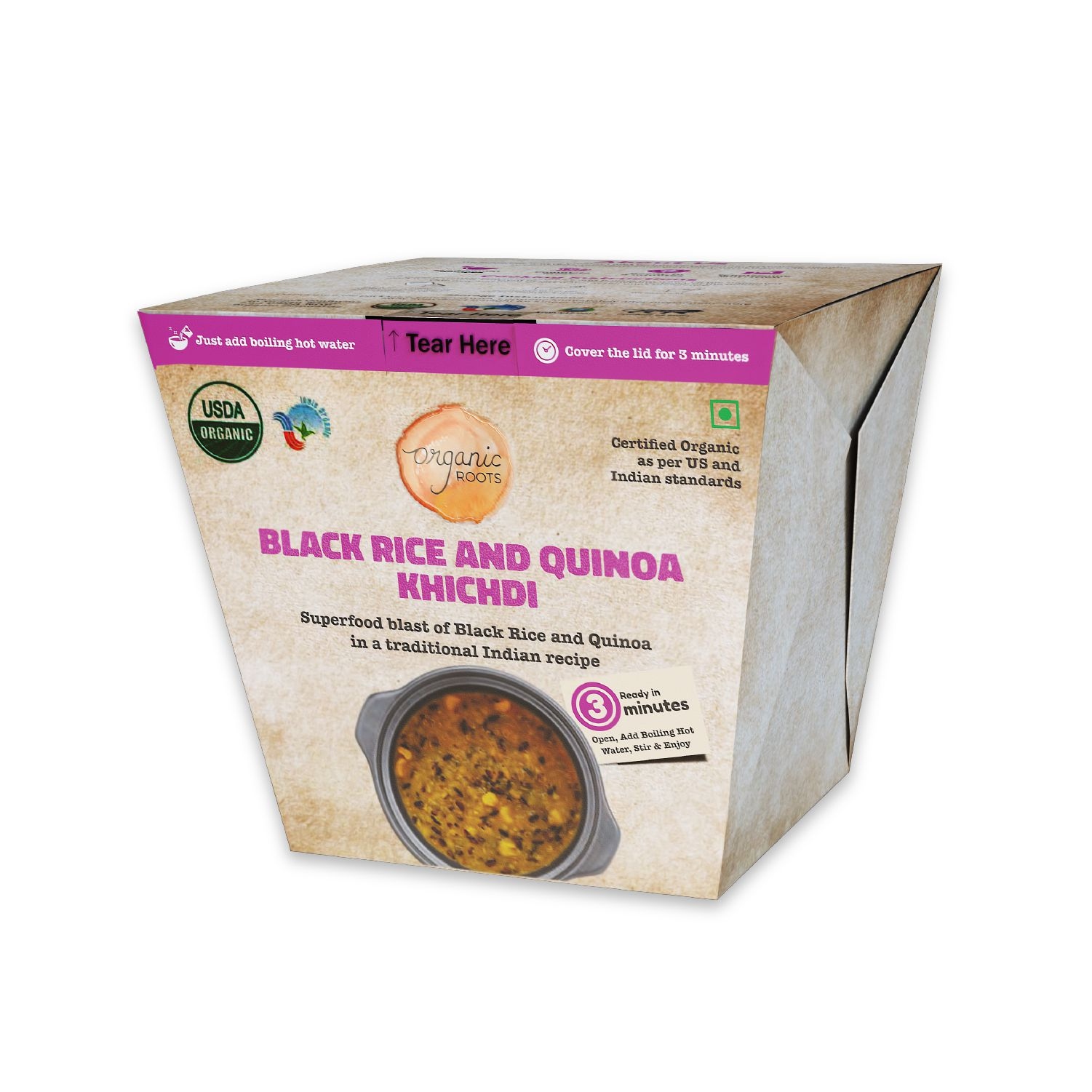 Organic Roots Black Rice & Quinoa Khichdi