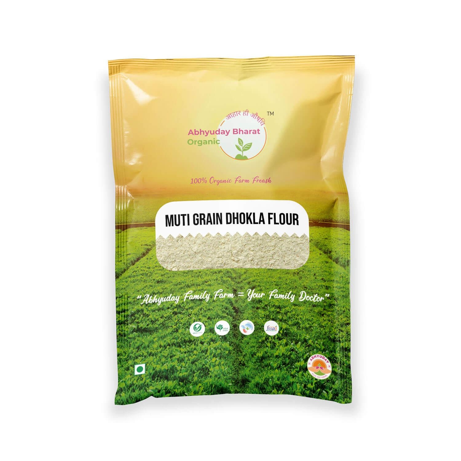 Abhyuday Bharat Organics Muti Grain Gujarati Dhokla Flour