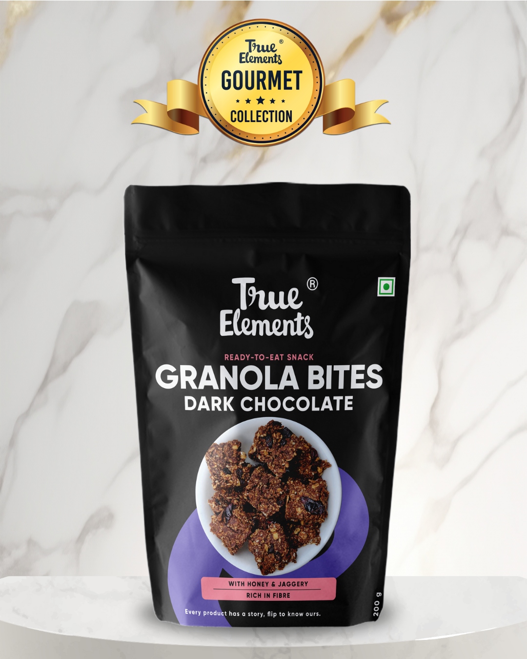 True Elements Dark Chocolate Granola Bites