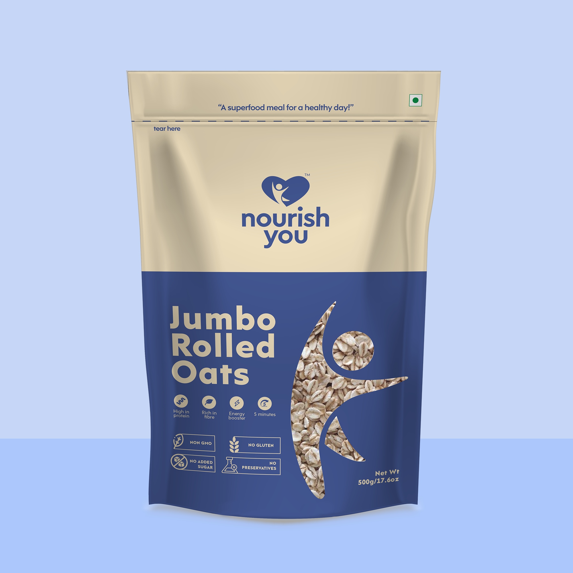 Nourish You Jumbo rolled oats