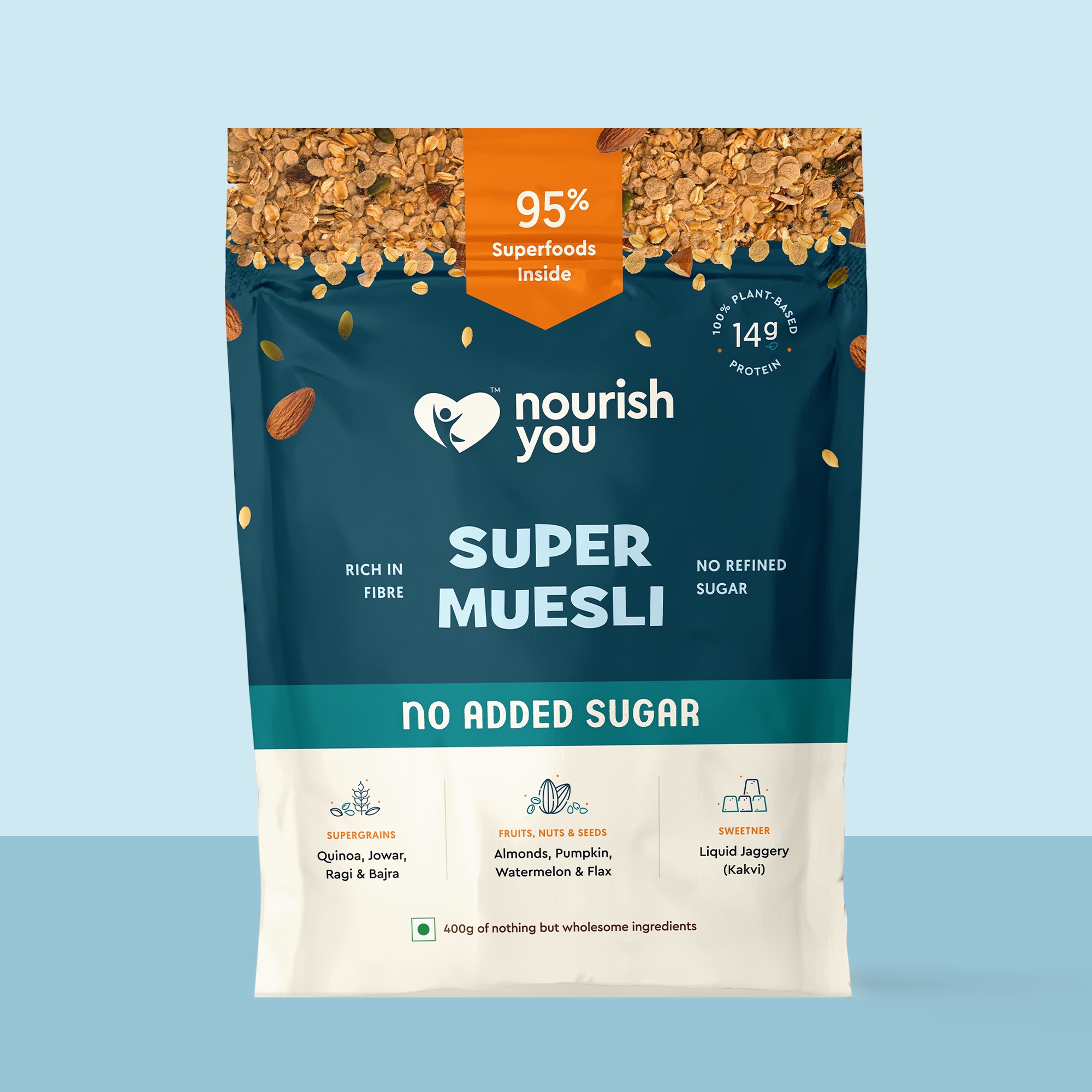 Nourish you Super muesli - no added sugar