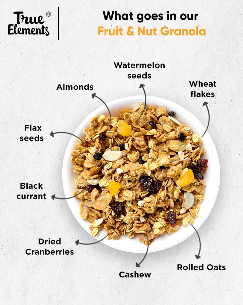 True Elements Fruit And Nut Granola