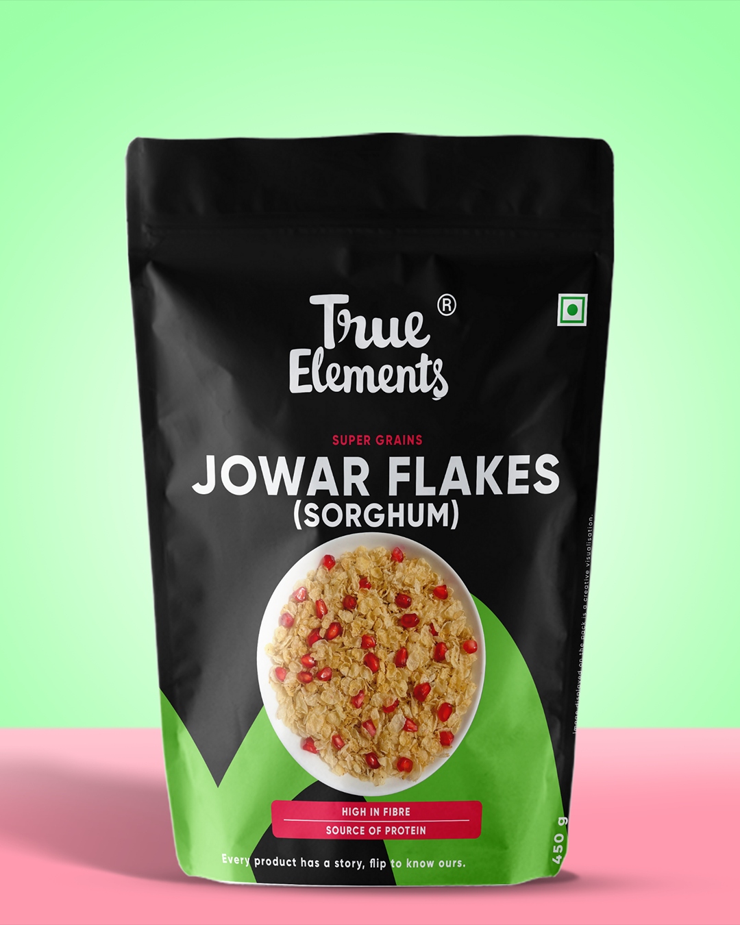 True Elements Plain Jowar Flakes