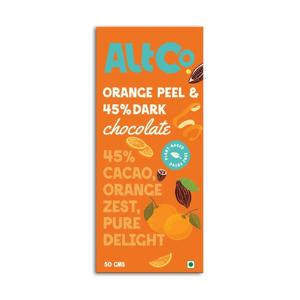 Alt Co. Orange Peel 45% Dark Chocolate (combo pack)