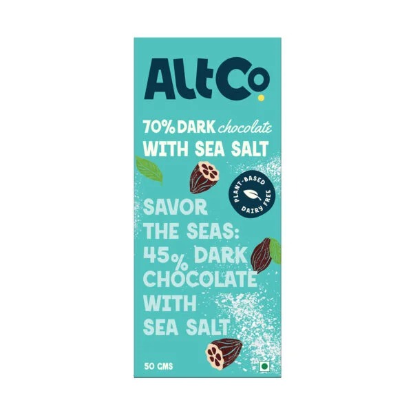Alt Co. 70% Dark Chocolate With Sea Salt