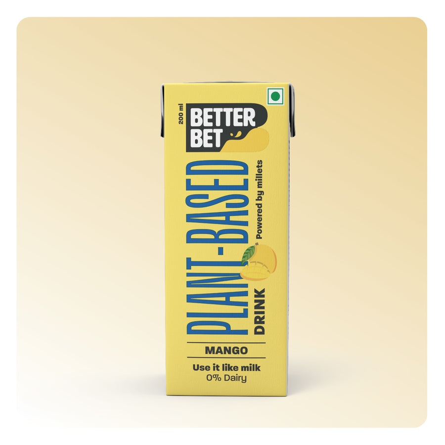 Better Bet Plant Based Mango Millet Drink