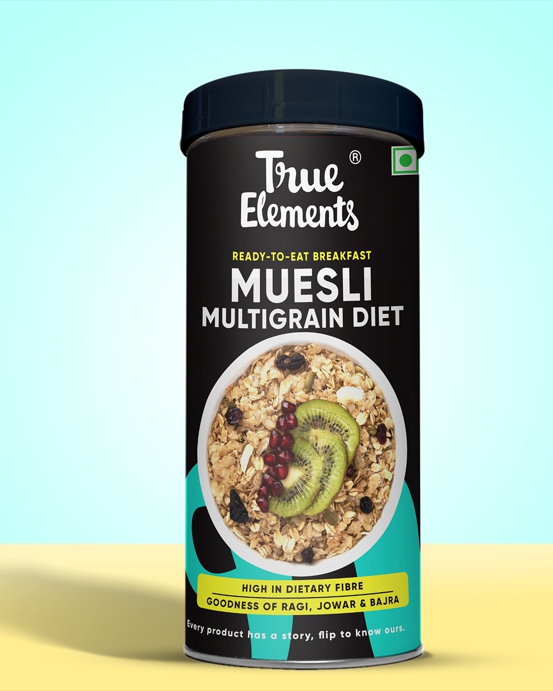 True Elements Muesli Multigrain Diet - Rich In Fibre