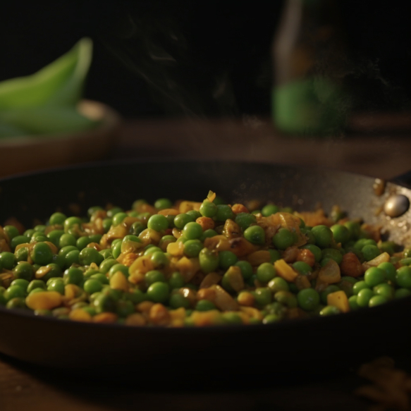 Peas And Peels Stir-Fry