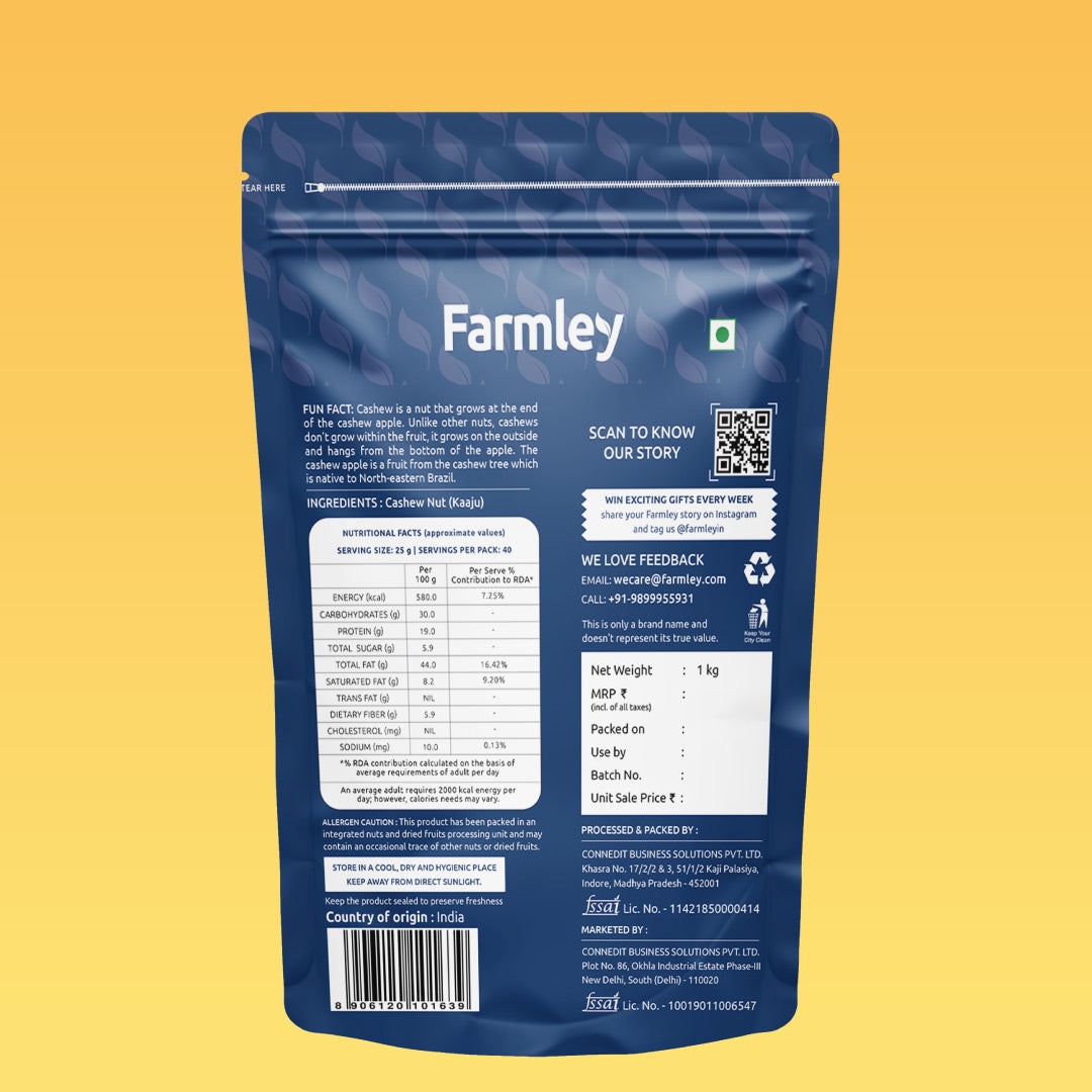 Farmley Premium Cashews (Kaju)