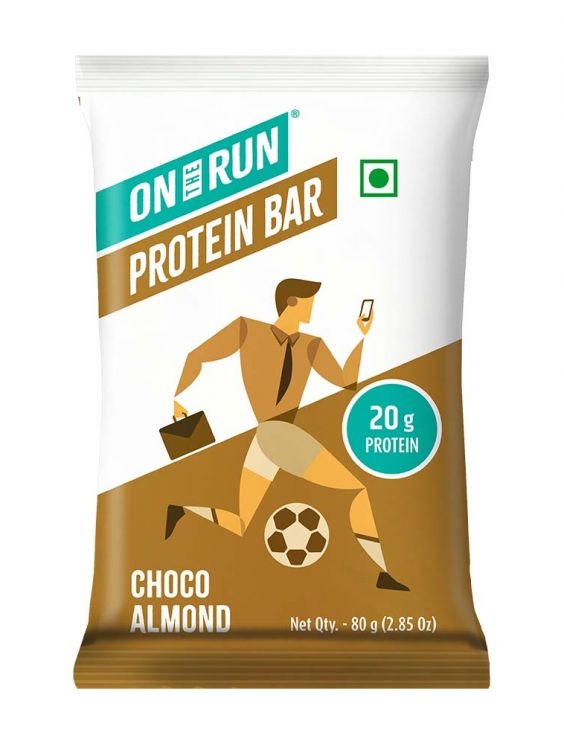On The Run Choco Almonds 20g Protein Bars