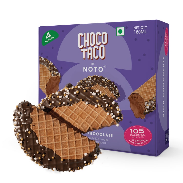 NOTO RICH CHOCOLATE - CHOCO TACO [4 PIECES]
