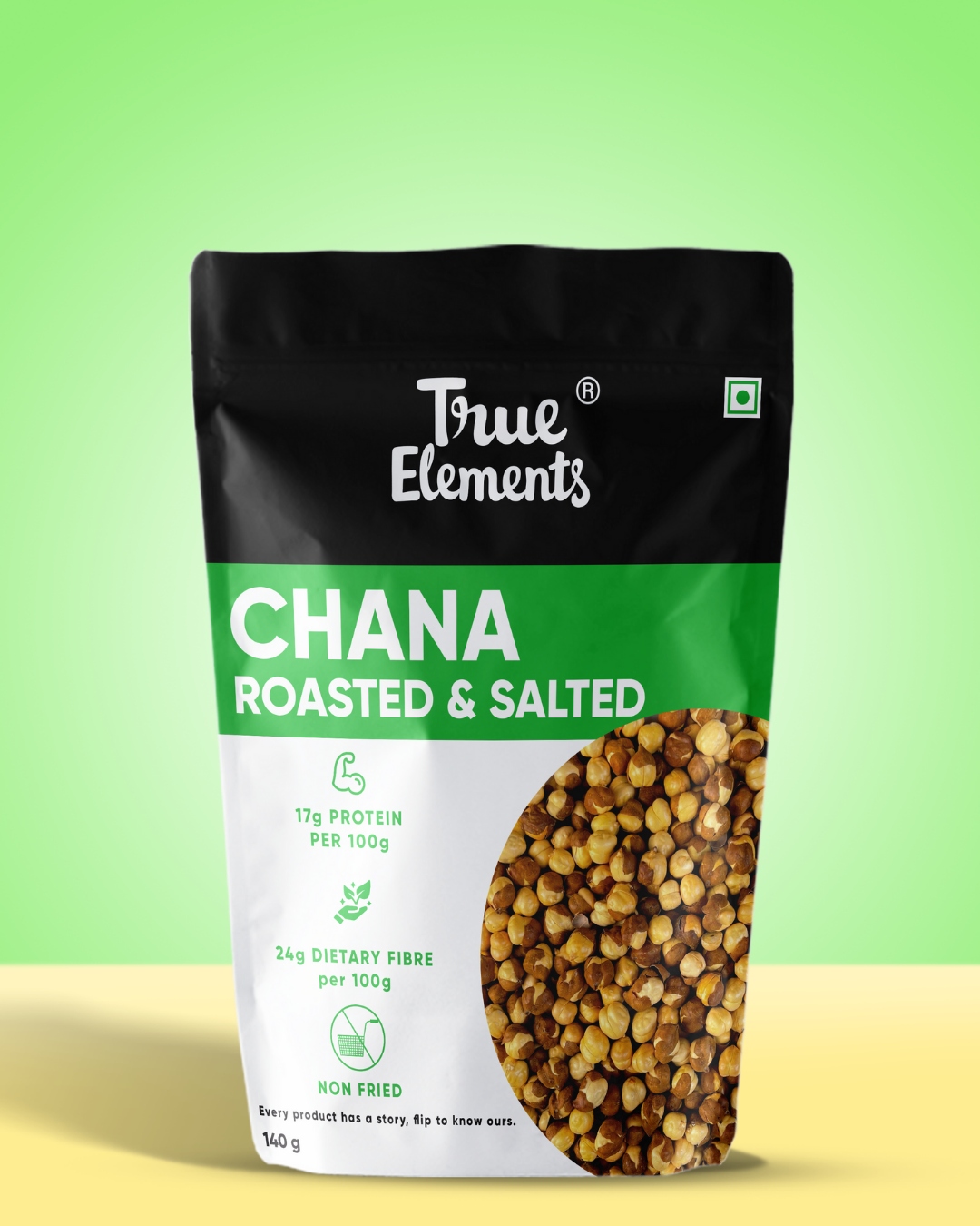 True Elements Roasted And Salted Chana