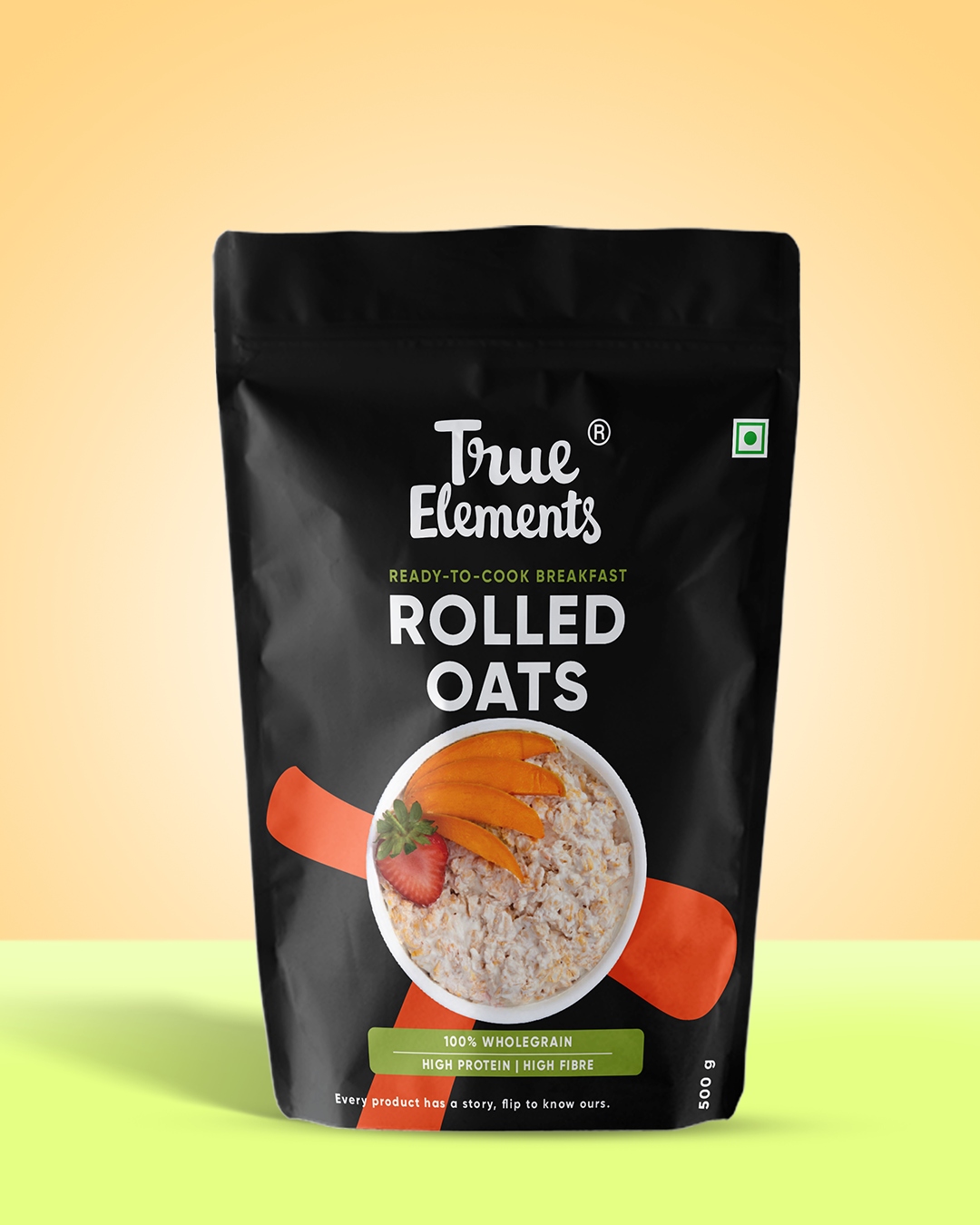 True Elements Rolled Oats-Protein Rich Oats