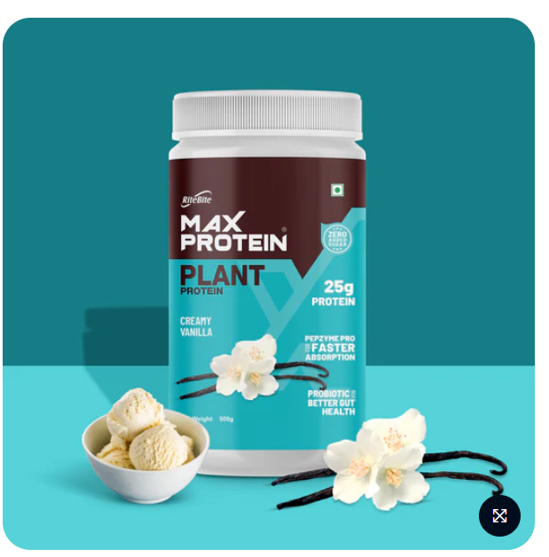 Max Protein Plant Protein with Creamy Vanilla