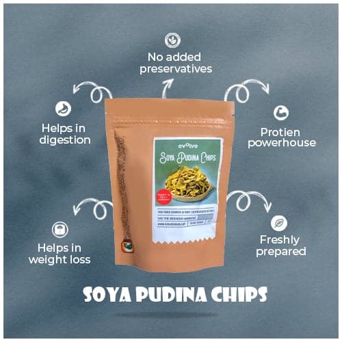 Evolve Soya Pudina chips
