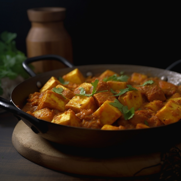 Spiced Paneer & Potato Curry (Bengali Style)