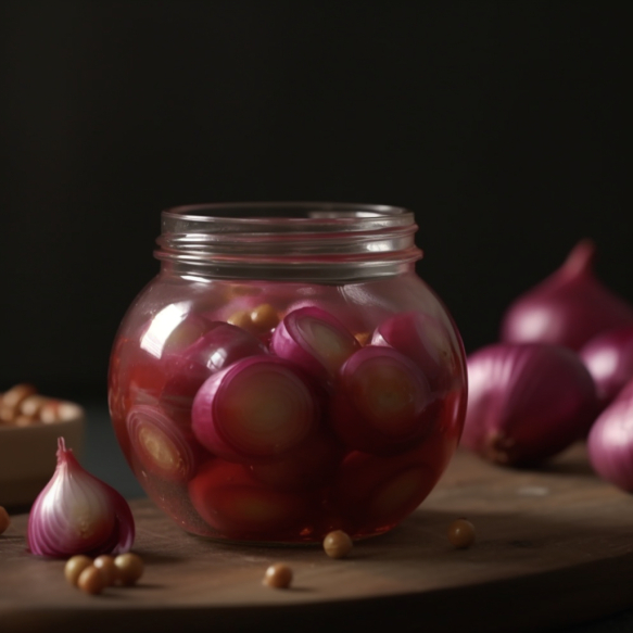 Spicy Masala Pickled Onions