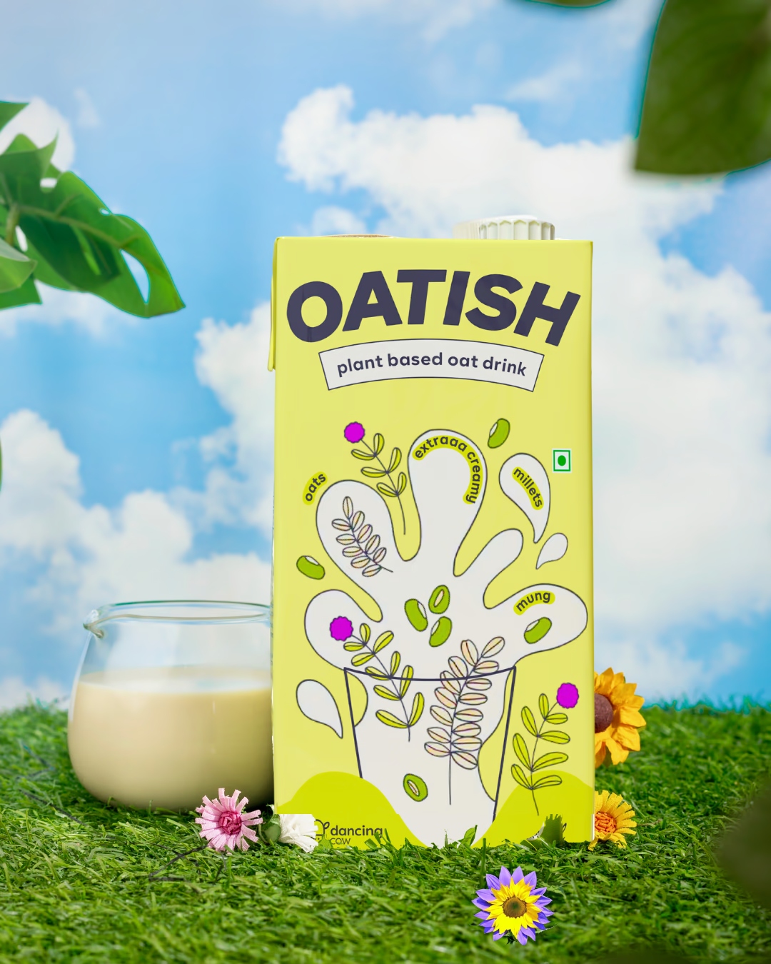 Dancing Cow Oatish Original Extra Creamy Oat Drink with Millets & Bean 