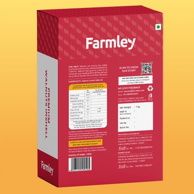 Farmley Walnuts Inshell Akhrot