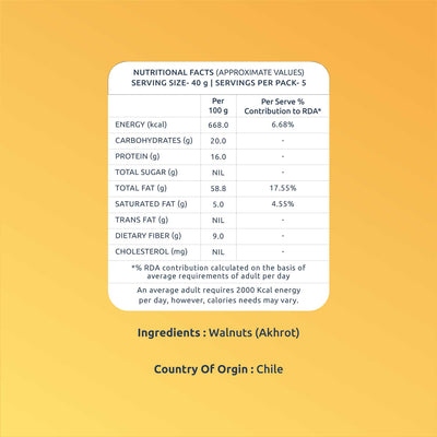 Farmley Premium Walnuts Extra Light Halves (Akhrot)