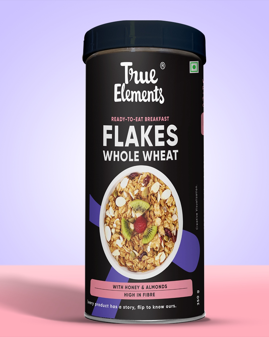 True Elements Wheat Flakes - Dietary Fibre Rich