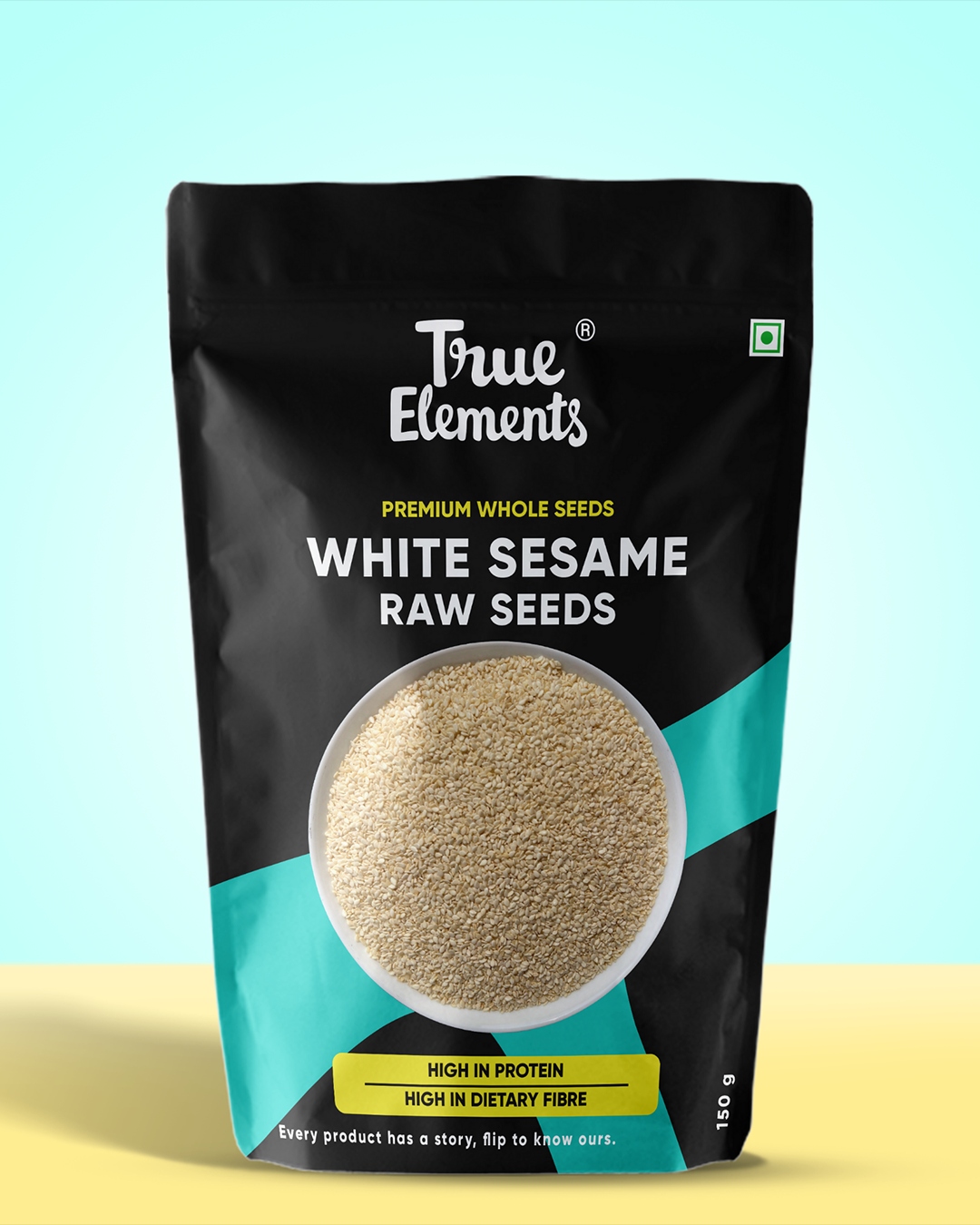 True Elements Raw White Sesame Seeds