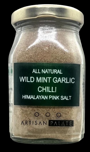 Artisan Palate All Natural Wild Mint Garlic Chilli Himalayan Pink Salt
