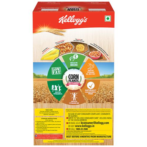 Kellogg's Corn Flakes With Real Strawberry Puree Image