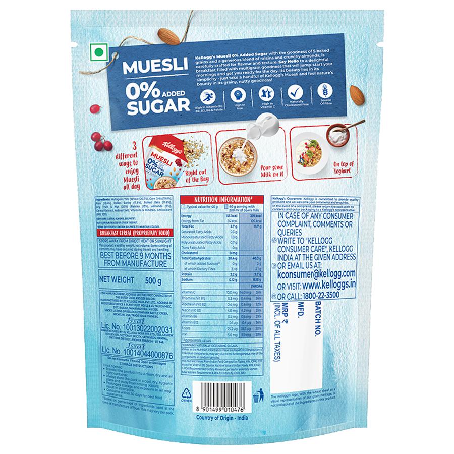 Kellogg's Muesli 0% Added Sugar Image