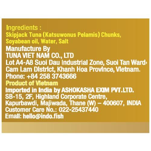 Indofish Tuna Chunks In Soyabean Oil Image